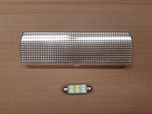 Clear Dome Cover Lens & LED Light for Jeep Wrangler TJ, YJ, CJ7 Hard Top