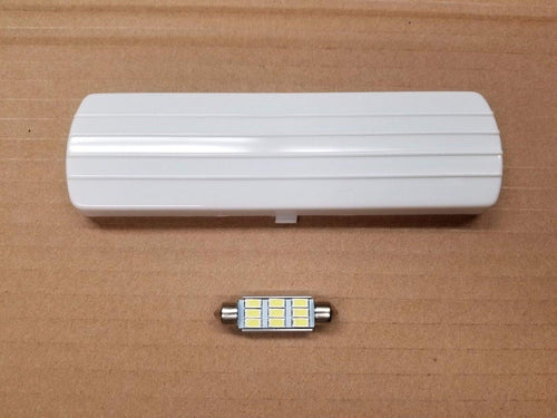 Dome Light Cover Lens & LED Light for Jeep Wrangler TJ, YJ, CJ7 Hard Top