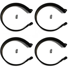(4) 6" BRAKE BANDS and PIN for Go Kart Cart Quad ATV Four Wheeler Mini Bike 6 "