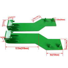 Mounting Brackets Weld On Quick Tach for John Deere 500E 510 512 521 541 Tractor