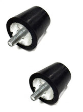 (2) Rubber Bumpers Snubbers Bums Stops Foot Feet 3/4" Stud 5/16-18 Coarse Thread