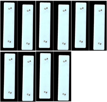 (10) 3" x 12" Boat Jet Ski Trailer Bunk Rail Slide for EZ Loader MYCO Load Rite