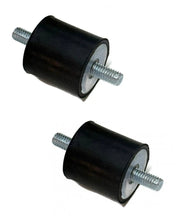 (2) 1" Rubber M6 6MMx1.0 Vibration Mounts 1/4-28 Fine Thread for AEM Injen K&N