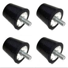 (4) 3/4" Stud 5/16-18 Suspension Rubber Bump Stops Axle Snubbers Jounce Bumpers