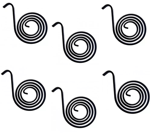 6 Pack Universal Flat Coil Spring for Dump Truck Tarp System Replaces Buyers 3011876 - Heavy Duty Torsion Spiral