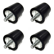 (4) Rubber Bumpers Snubbers Bums Stops Foot Feet 3/4" Stud 5/16-18 Coarse Thread