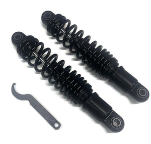 (2) Black 13" Rear Suspension Shocks for 2014-2023 Harley Davidson Ultra Limited