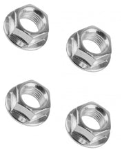(4) Wheel Flange Serrated Nut 3/8"-24 for Polaris 1995 1998 2000 Xplorer 400 ATV