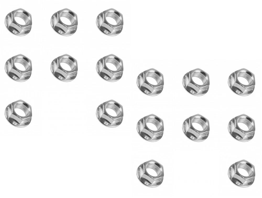(16) Wheel Flange Nuts 3/8