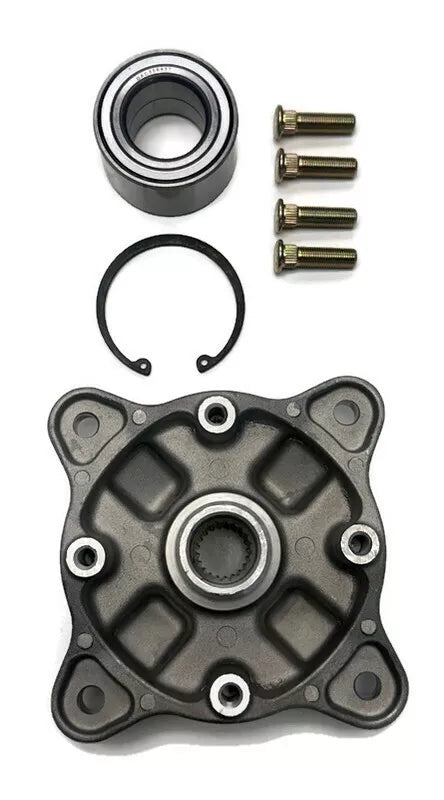 Front Wheel Hub, Bearing, & Studs for Polaris 2004 2005, 2011-2014 Sportsman 400
