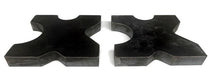 (Set of 2) 20 TON Steel Shop Press Bed Plates for H-Frame Arbor 4 Notch 1"x7"x7"