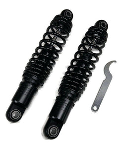 13" Black Rear Suspension Shocks / Springs for Harley Davidson (1310-1208) Pair