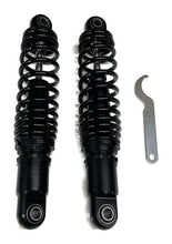 Black 13" Rear Suspension Shocks for 1998-2023 Harley Davidson Road Glide / 3