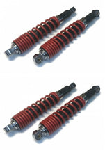 (4) Red 12" Front Rear Shock 3/8" 10mm ID for Carter Bros 2150-9015, 2150-9016