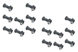 (16) Wheel Studs 3/8" & Nuts for Polaris 1997 1998 2000-2003 2009 Scrambler 500