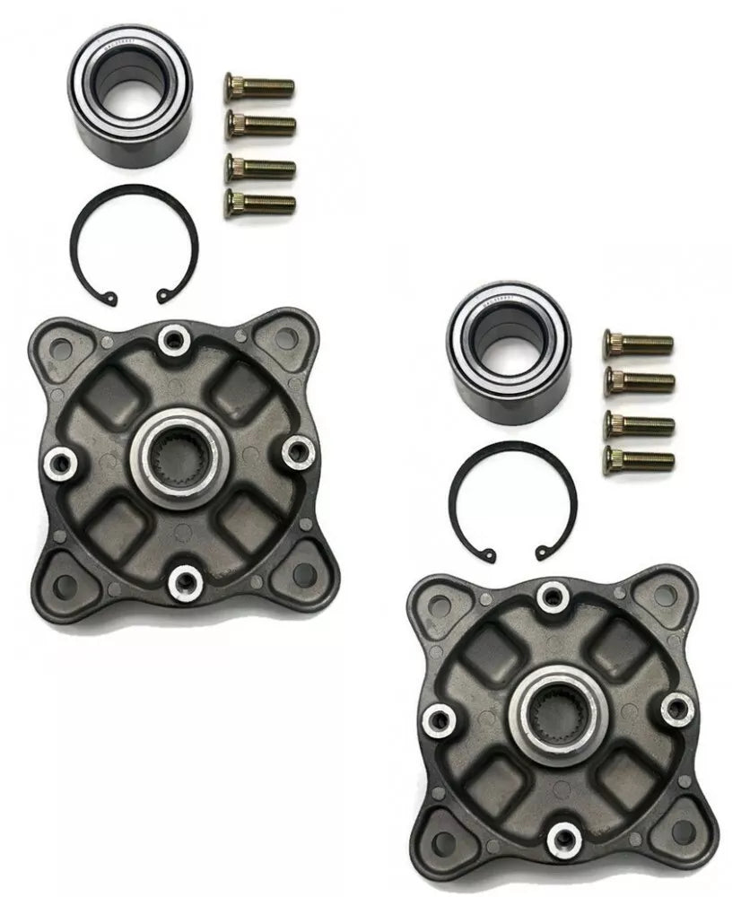 (2) Front Wheel Hubs, Bearings for Polaris 2014 2015 Sportsman ACE 570 2005 MV7