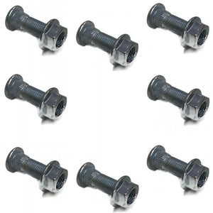 (8) Wheel Studs 3/8" and Nuts 3/8"-24 for Polaris 1994 1996 2001 Sportsman 400