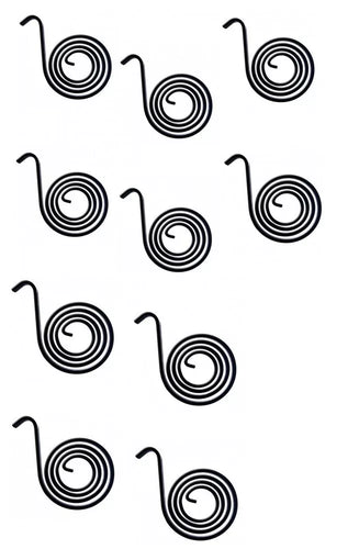 10 Pack Universal Flat Coil Spring for Dump Truck Tarp System Replaces Buyers 3011876 - Heavy Duty Torsion Spiral