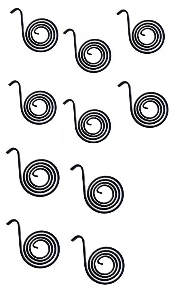 10 Pack Universal Flat Coil Spring for Dump Truck Tarp System Replaces Buyers 3011876 - Heavy Duty Torsion Spiral
