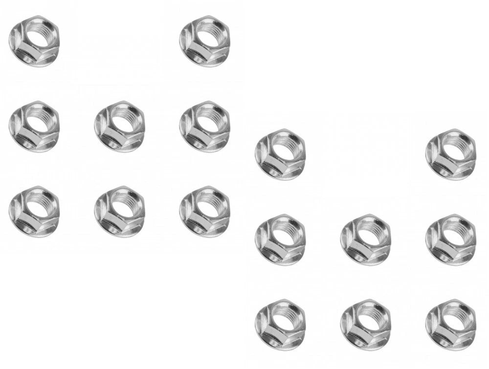 (16) Wheel Flange Nuts 3/8