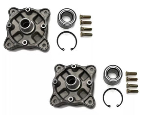 (2) Front Wheel Hubs, Bearings, Studs for Polaris 2011-2014 Hawkeye 400 2015 325