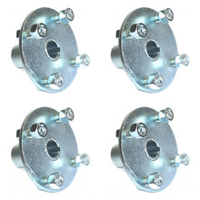 (4) 4 Lug 1" Live Axle Adapter Hubs for 1005 Rims 8" x 7", 18" x 9.50-8 Kart