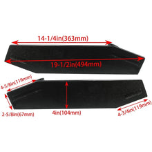 2pc Mounting Weld On Bracket for Hay Spear Bale Sqeeze Trencher Teeth Attachment