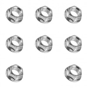 (8) Wheel Flange Nut 3/8"-24 for Polaris 2010-2014 Ranger Crew 800 RZR 4 800 ATV