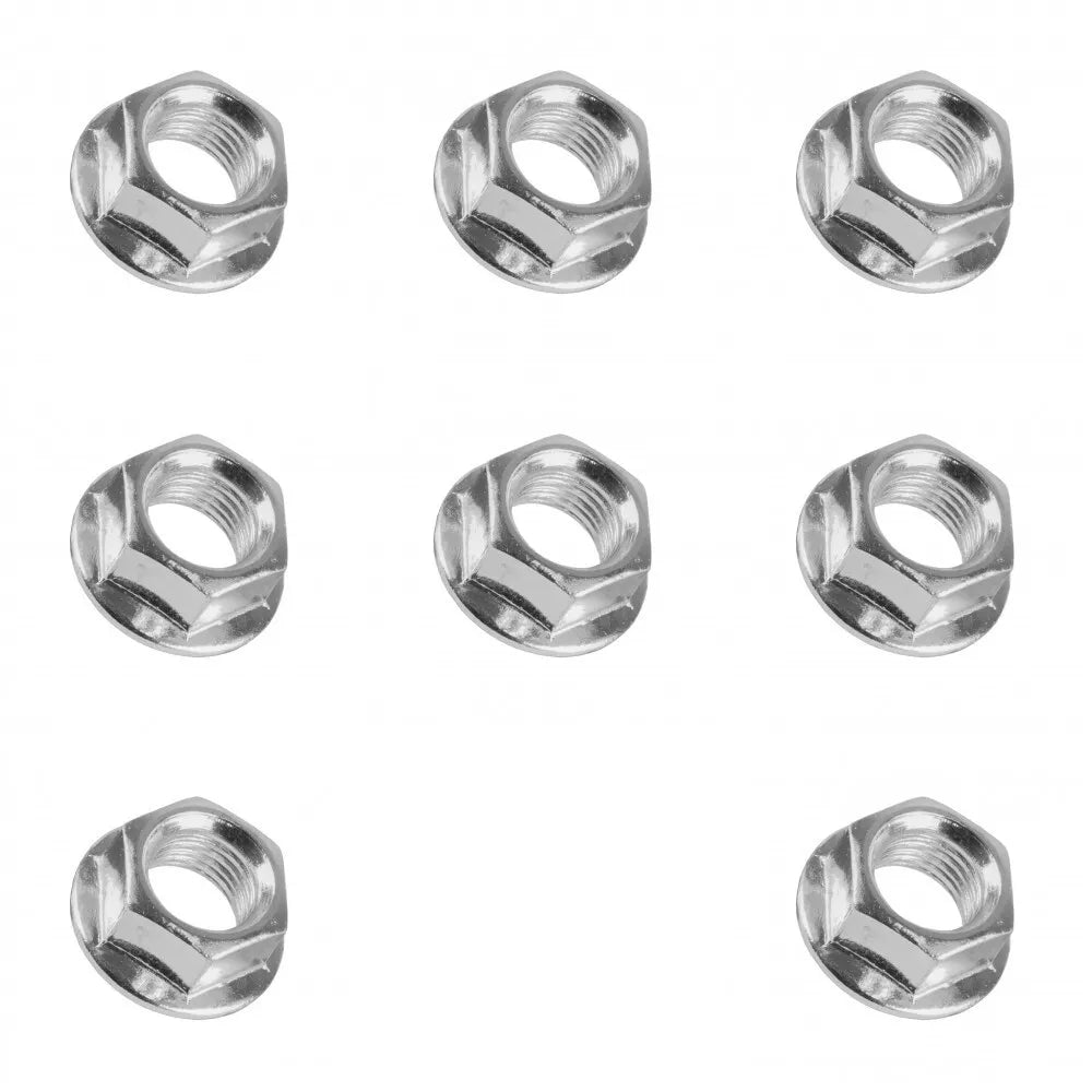 (8) Wheel Flange Nut 3/8