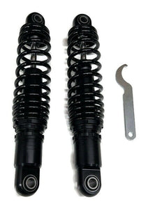 Black 13" Rear Suspension Shocks for 2014-2021 Harley Davidson CVO Motorcycles