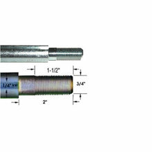 Live Rear Axle 1" x 40" Steel 3/4" Step Down for Hammerhead Stingray Go Kart
