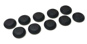 (10) 9/16" Inch Black Plastic Flush Mount Hole Plug - Sheet Metal Auto Body Panel