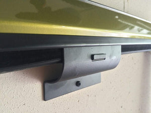 2 DOOR HANGERS BRACKETS for Jeep Wrangler YJ SE S Renegade Wall Mount Storage