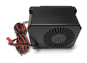 12V Electric Heater & Base for RV Camper Motorhome Trailer - 300 Watts Direct Wire