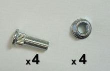 1992-2010 Polaris Outlaw Predator 525 Front & Rear Wheel Nut + Stud (4 PACK)
