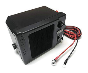 12V Electric Heater & Base for RV Camper Motorhome Trailer - 300 Watts Direct Wire
