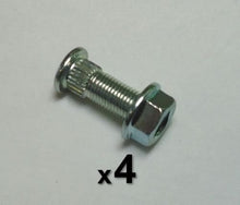 1992-2010 Polaris Outlaw Predator 525 Front & Rear Wheel Nut + Stud (4 PACK)