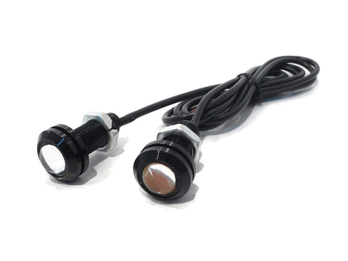 AMBER LED Front Turn Signal Kit for Tube/Flat Fenders replaces SmittyBilt Rugged Ridge Poison Spyder Genright