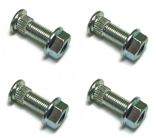 Front Rear Wheel Nut + Stud for Polaris Ranger 500 700 XP 2005-2008 (4 pack)