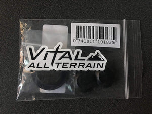 3 PLASTIC Body Plugs / Tailgate Plugs for Jeep Wrangler JK - Removed Tire Carrier Bumper Tramp Stamp