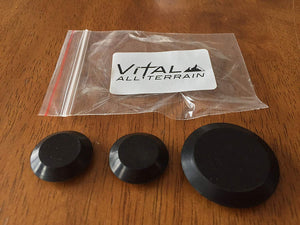 RUBBER Body Plugs for Jeep JK Sahara, Freedom, & Willys Tailgate Tramp Stamp Delete