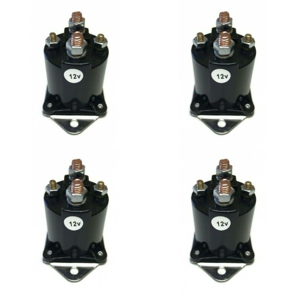 (4) 12V Solenoid Switch 1012275, SBC4201L - Club Car DS, Precedent Gas Golf Cart