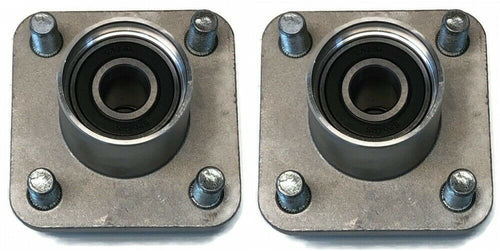2 Front Wheel Hub Assembly 600001 for EZGO RXV Gas Electric Golf Carts 2008 & Up