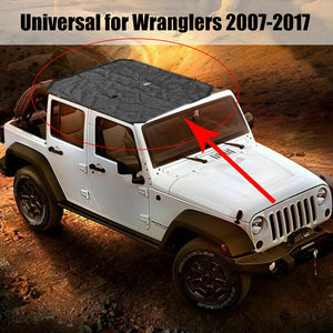 Jeep Wrangler JK JKU Unlimited Rubicon Sahara - Mesh Sun Shade Top Cover Eclipse