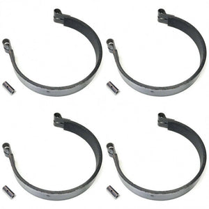 (4) Brake Band & Pin fits 5" Drum for Tecumseh Briggs DuroMax Predator Engine