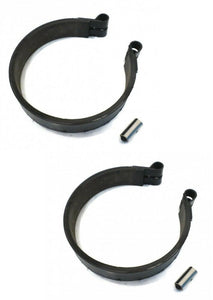 (2) 4 Inch BRAKE BAND with PIN for Go Kart Cart Go-Cart Minibike Mini Bike ATV 4"