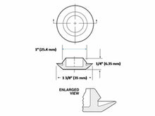 (4) Body Floor Pan DRAIN PLUGS for 1987-1995 Jeep Wrangler YJ - All Trim Levels