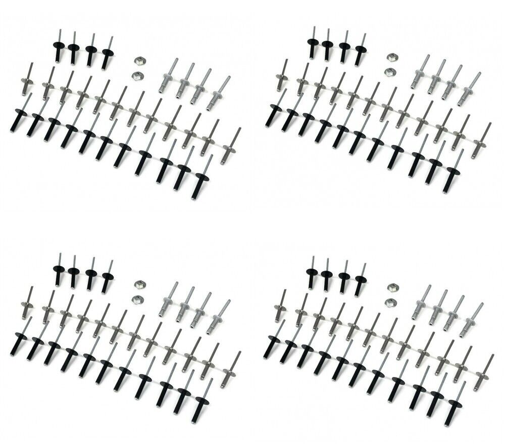 (4) Golf Cart Body Complete Rivet Hardware Kit replaces OEM Buggies Unlimited 8328