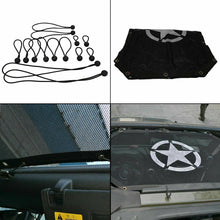 Mesh Sun Shade Top Cover with Star for Jeep Wrangler JK JKU Unlimited Rubicon Sahara