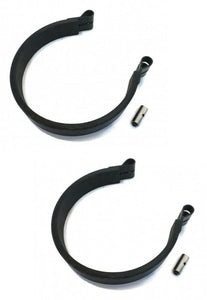(2) 4.5" BRAKE BANDS & PINS Go Kart Cart Go-Cart Minibike Mini Bike ATV 4 1/2"